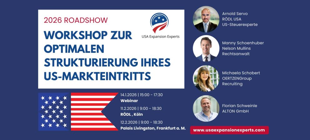 ALTON bei den USA Expansion Experts: Neue Termine für 2026